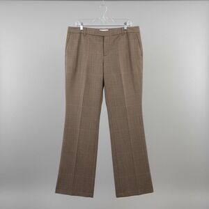 GapStretch Wide Leg 42% Wool Lined Dress‎ Pants Career Work Business Casual 16 #